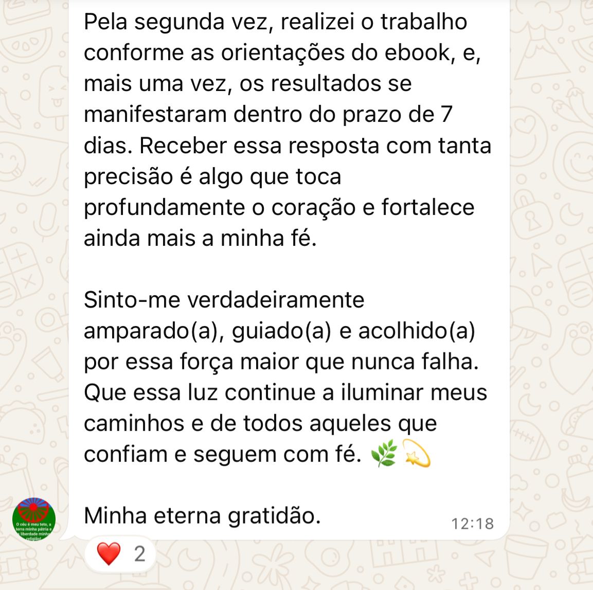 Depoimento de aluno da Comunidade Magia de Terreiro